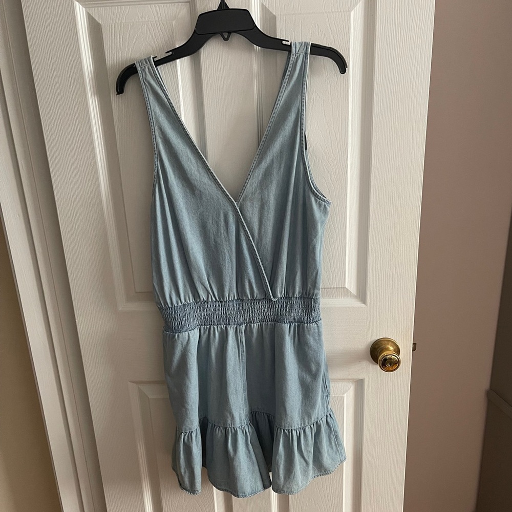 American Eagle Denim Romper NWT